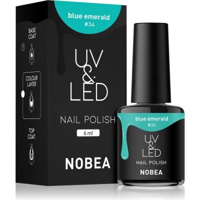 NOBEA UV & LED Emerald blue 34 6 ml