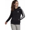 Mikina adidas 3 Stripes FL Full-Zip Hoodie GM5567 čierna XS