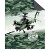Detexpol přehoz na postel Army vrtuľník 170 x 210 cm