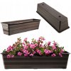 KADAX KVETINÁČ TRUHLÍK BALKÓNOVÝ 60cm HNEDÝ