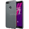 IVSO Leather Armor Grey (šedý) - luxusný ochranný kryt (obal) na Huawei Y7 Prime 2018 (Honor 7C)
