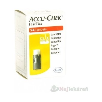 ACCU-CHEK FastClix Zásobník lancetový, 4x6 lanciet (24ks)