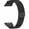 eses Milánsky ťah pre Garmin - Čierny, QuickFit 26 mm