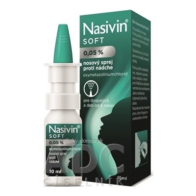 NASIVIN SOFT 0,05 % aer nao (dávkovač 3K systém) 1x10 ml