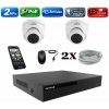 Amiko IP 2 kamerový set, 2Mpix, Dome (1200K2) (Amiko)