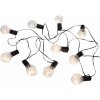 Solight Venkovní řetěz s 10 micro LED žárovkami, 3 m, 3 × AA (1V270)