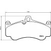 Sada brzdových platničiek kotúčovej brzdy BREMBO P 65 032
