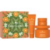 Origins The Glow Boosting Collection Origins GinZing™ Glow-Boosting Serum rozjasňujúce sérum s vitamínom C 15 ml + Origins GinZing™ Energizing Gel Cream With Caffeine+Niacinamide hydratačný krémový gé