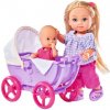 Simba Bábika Evička doll walk s kočíkom