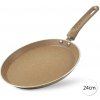 Perfect Home 13916 Granitová panvica na palacinky, 24 cm, hnedá