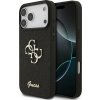 Guess PU Fixed Glitter 4G Metal Logo zadný kryt pre iPhone 17 Pro Max Black