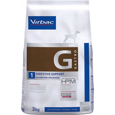 Virbac Veterinary HPM Dog Gastro Digestive Support G1 12 kg