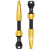 Ventilky Lezyne CNC TLR Valve Pro - 44mm - gold uni