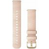 Garmin řemínek Quick Release 20mm, nylonový růžový, zlatá přezka 010-12924-12