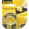 Lepiaca páska Scotch obojstranná s dispenzorom 12mm x 6,3m 1ks