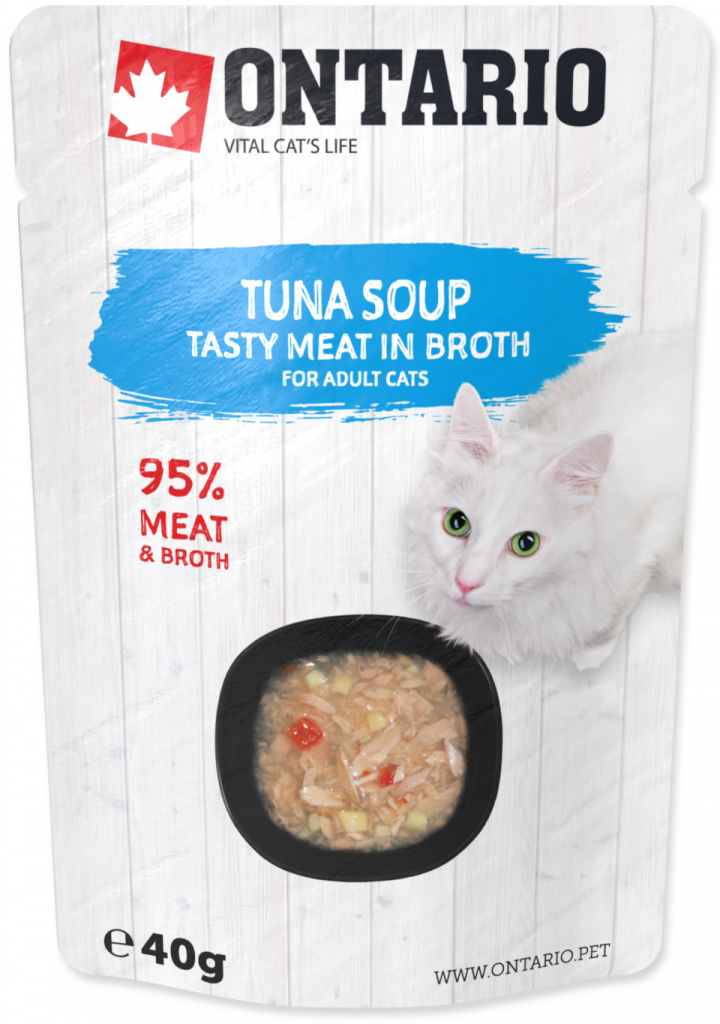 Ontario Cat Soup Tuna with vegetables 40 g