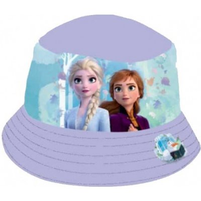 Exity dievčenský klobúk Ľadové kráľovstvo Frozen motív Anna a Elsa Fialová