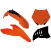 RTECH sada plastov KTM, RTECH (oranžovo-čierna, 4 diely)
