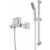 Súprava vaňová/sprchová batéria Oltens Hadsel 34006100, sprchová tyč Oltens Alling 37300100, 37200100, 37111100