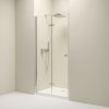 Erga Berlin, skladacie sprchové dvere do otvoru 120x195 cm, 6mm číre sklo, chrómový profil, ERG-V02-BERLIN-D120-CR