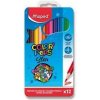 Pastelky Maped Color´Peps Metal Box, 12 farieb