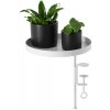 ED Stojan na parapet WINDOW DRESSING, na kvety, nastaviteľný, čierna/biela, pr.24cm|Esschert Design - bílá