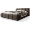 Wilsondo Manželská čalúnená posteľ s úložným priestorom Feros 19 180x200 - hnedá