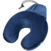 Samsonite Comfort Travelling MEMORY FOAM PILLOW + POUCH Midnight Blue modrá