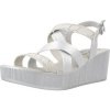 24 Hrs sandále 26065 strieborná