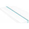 Matrace 80 x 200 cm 7 zón PU pěna 10 cm H2 H3 Bílá 282803