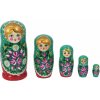 Originál Ruská matrioška 18 cm, sada 5 ks