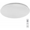 Rabalux 5446 LED stropné svietidlo Danny 1x60W | 4800lm | 3000-6500K | IP20 - CCT, stmievateľné, s diaľkovým ovládaním, s funkciou časovača, efekt lesku, biela