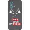 Picasee silikónový čierny obal pre Motorola Edge 40 Neo - Evil Eye - Transparent