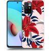 Picasee silikónový prehľadný obal pre Xiaomi Redmi 10 - Red Lily
