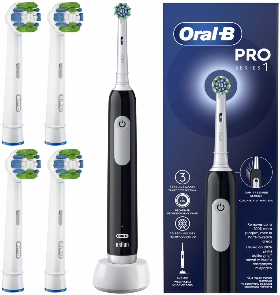 Oral-B Pro 1 CrossAction Black