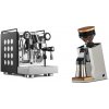 Rocket Espresso Appartamento, black/white + Eureka Mignon Single Dose PRO, White & Oak