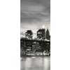 Donga Fototapeta samolepiace: Brooklyn Bridge (ciernobiely) - 211x91 c