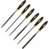Shesto Modelcraft jehlové pilníky s gumovou rukojetí sada 6 ks (SH-PFL6004)