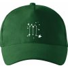 Súhvezdie - Scorpio - Škorpión - Šiltovka so zahnutým šiltom a látkovou sponou - Univerzálna veľkosť ( Fľaškovozelená )