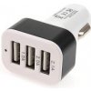 Nabíjačka do auta 3x USB biela PCH-03 AMiO-01027
