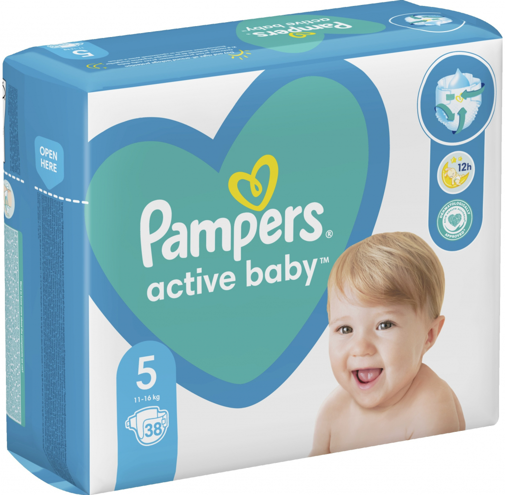 Pampers Active Baby 5 38 ks