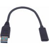 PremiumCord Adaptér USB 3.0 A/samec - USB-C/samice, USB 3.2 GEN2, 3A, 20cm kur31-17