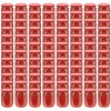 Vidaxl Zaváracie poháre s červenými viečkami 96 ks x 230 ml