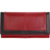 Dámska kožená peňaženka Lagen 4228 BLC červená a čierna