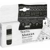 Kreul Fixky na textil Black and White 4 ks