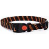 Gumový obojok Dogtrace, čierno-oranžový