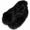 Kožušinový šál 15x75 cm - čierna