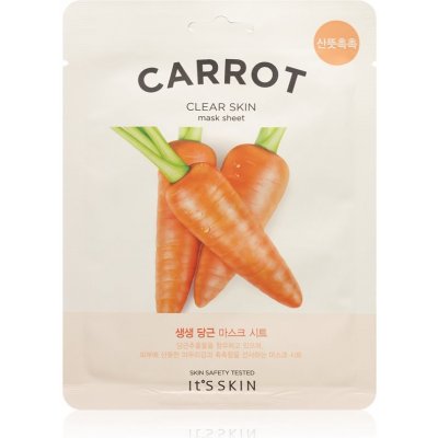 It´s Skin The Fresh Mask Carrot plátenná maska s čistiacim efektom 19 g