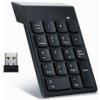 GEMBIRD numerická klávesnice KPD-W-02, bezdrátová 2.4GHz, černá