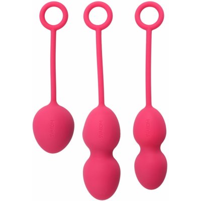 Tracy's Dog Vibrating Kegel Ball Set Remote Controlled Pink